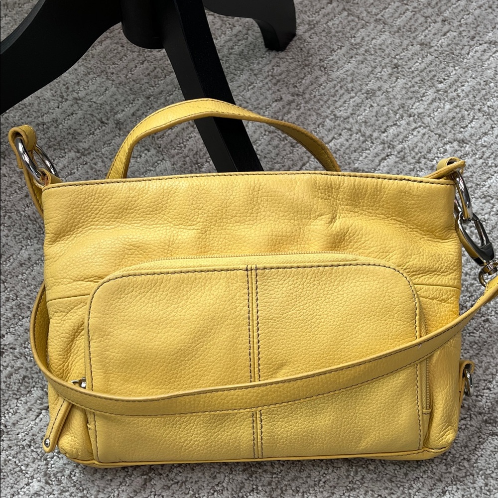 Versatile Tignanello Purse in Sunshine Yellow - Picture 8 of 9